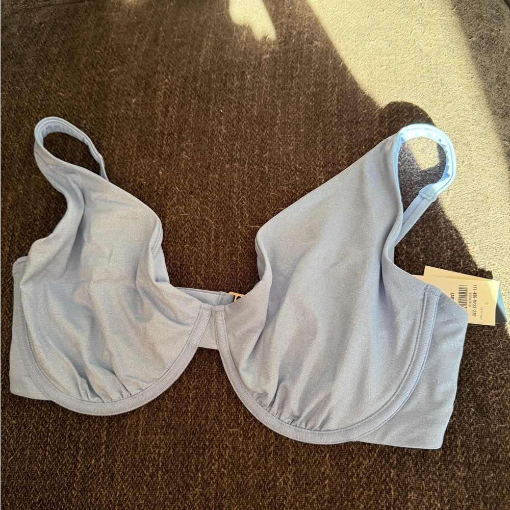 Abercrombie & Fitch NWT Sparkly Sky Blue Bikini Too